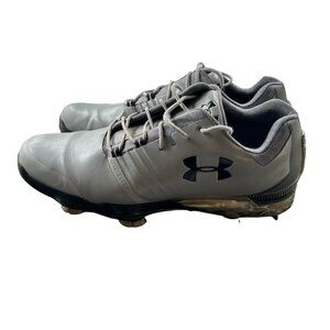 Under Armour UA Match Play Mens Golf Cleats Gray 3019893-106 Size 10